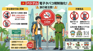 【重要】電子タバコ所持で罰金＆強制廃棄！ベトナムで喫煙規制が大幅強化（2026年5月15日施行）